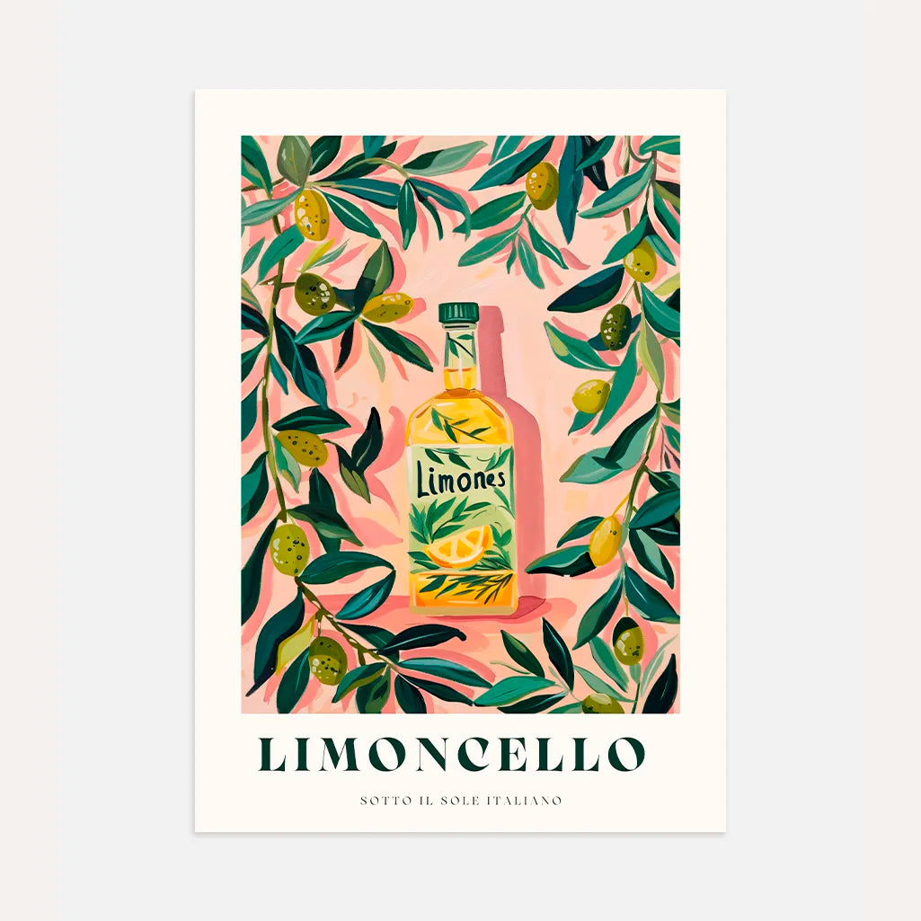 Póster Ilustración Limoncello