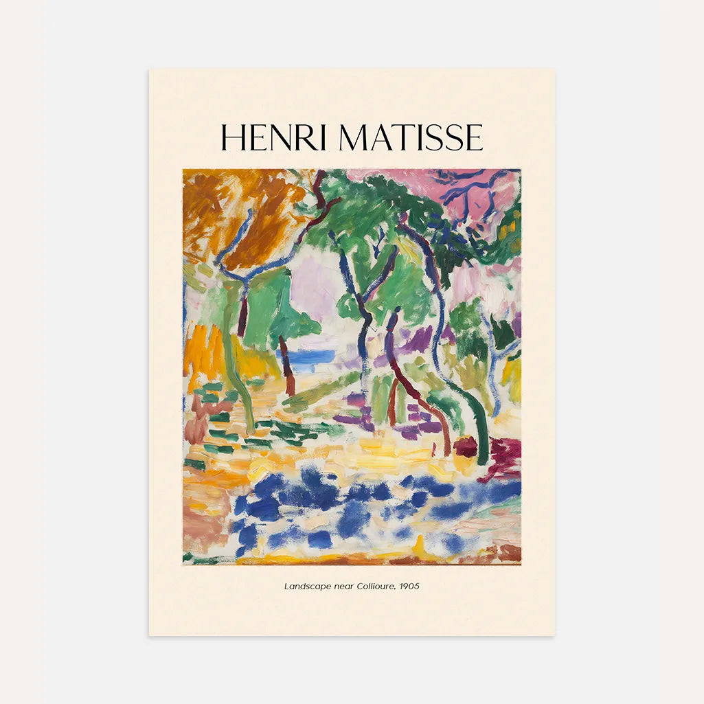 Henri Matisse Póster – Paisaje cerca de Collioure