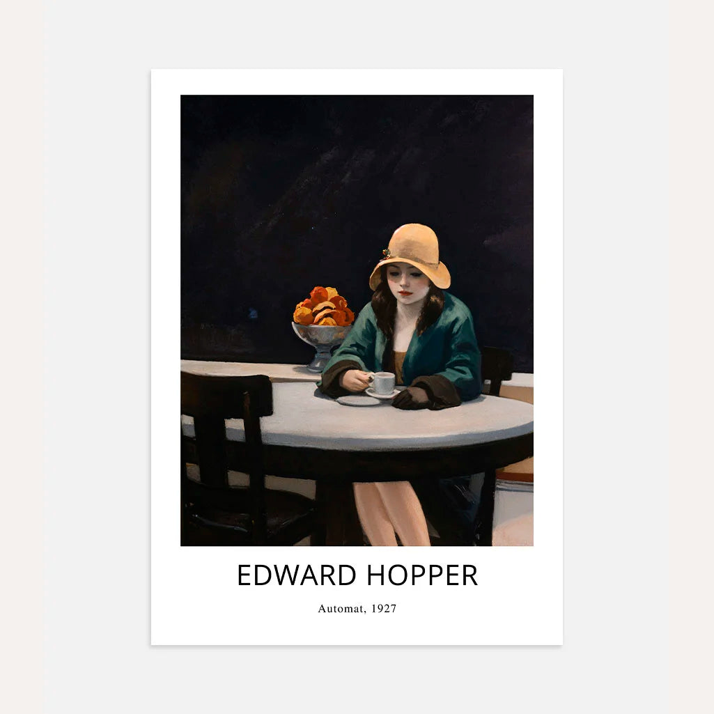 Póster Edward Hopper – Autómata 1927