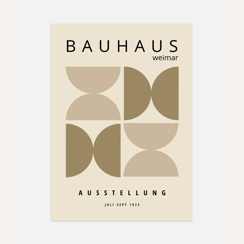 Póster Bauhaus Reloj de Arena