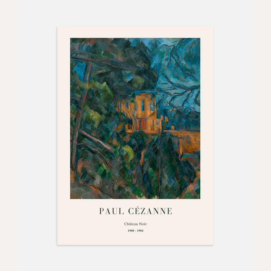 Paul Cézanne – Castillo Negro Póster