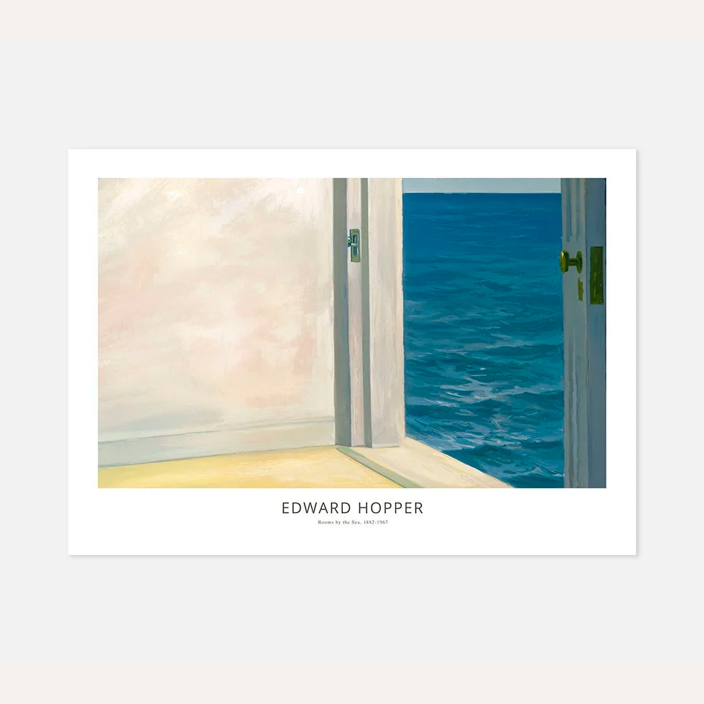 Póster Edward Hopper – Habitaciones junto al mar