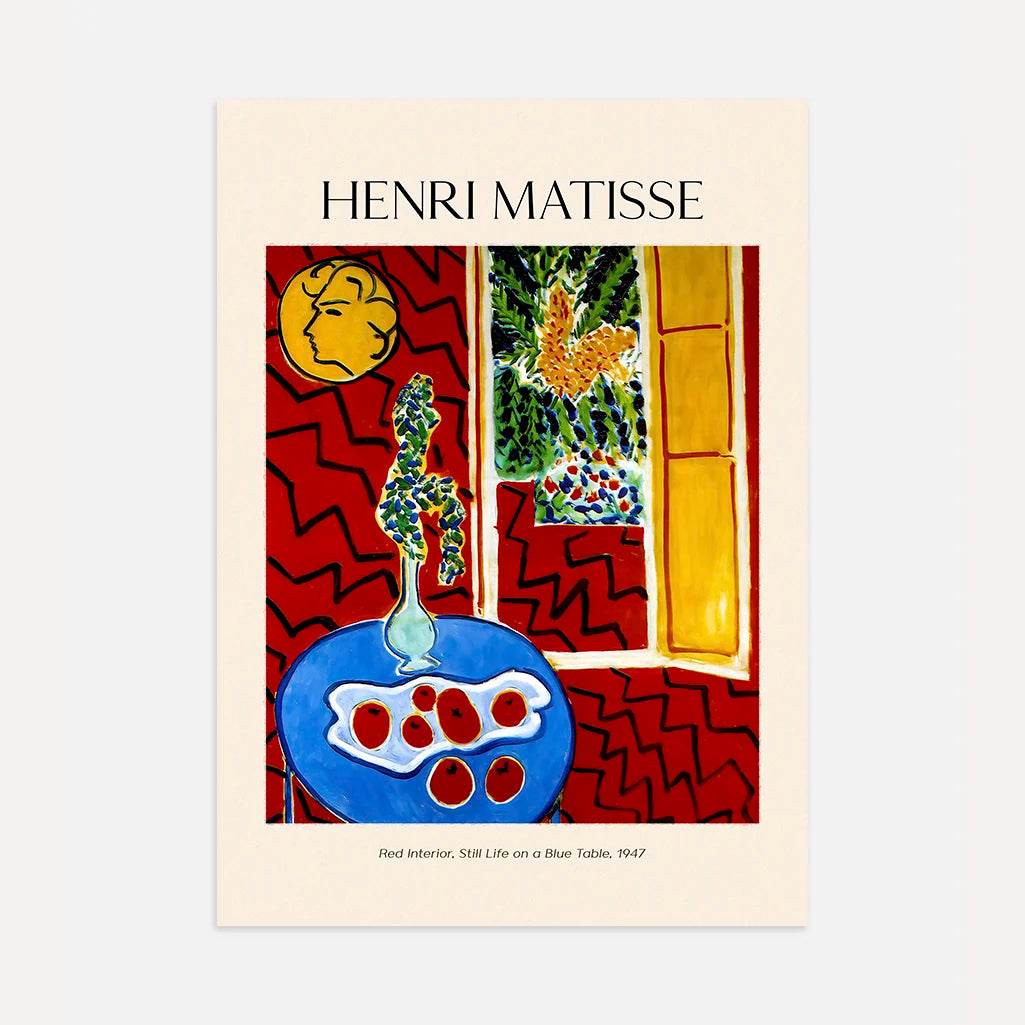 Henri Matisse Póster – Interior rojo