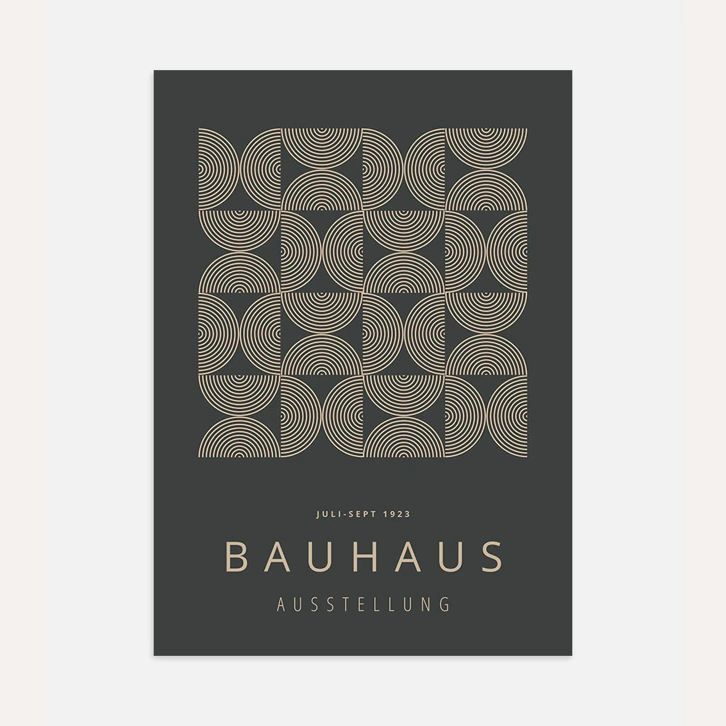 Bauhaus Líneas Póster