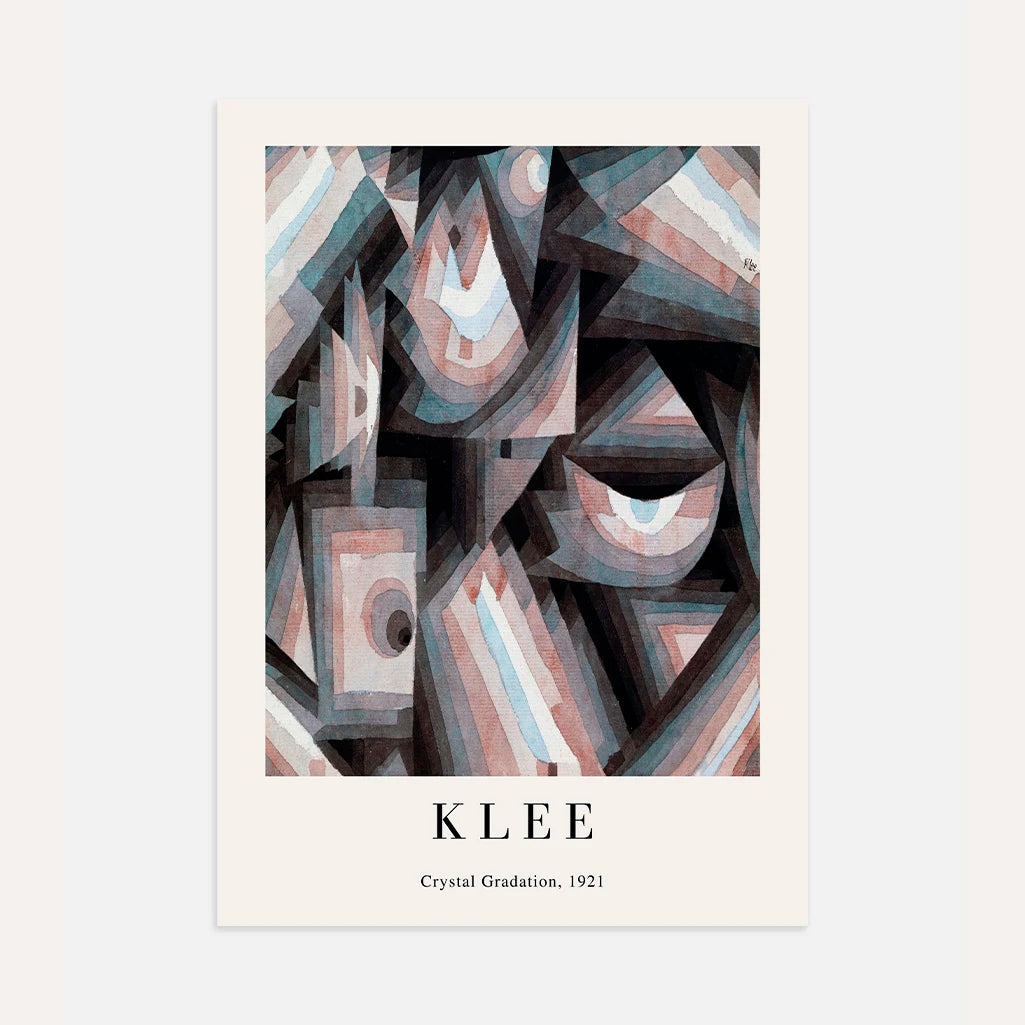 Paul Klee Póster – Gradación cristalina