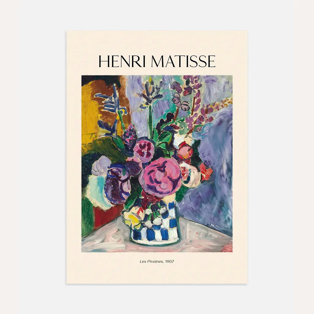 Henri Matisse Póster – Peonías