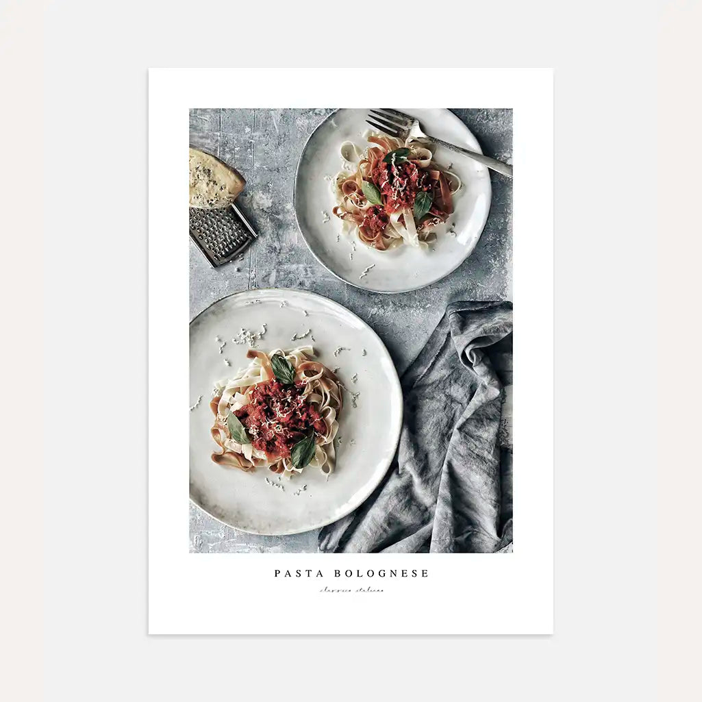 Póster Pasta A La Boloñesa