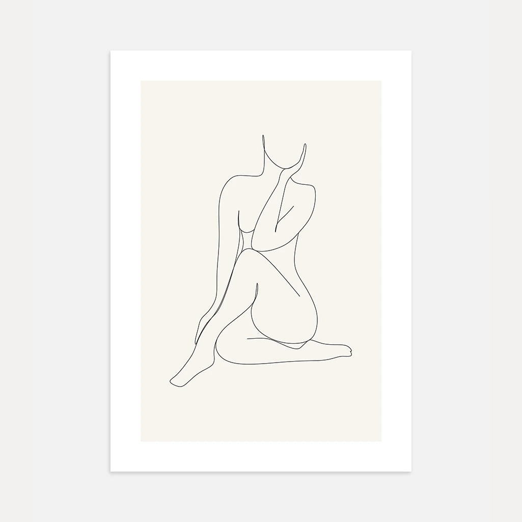 Póster – Media luna del cuerpo