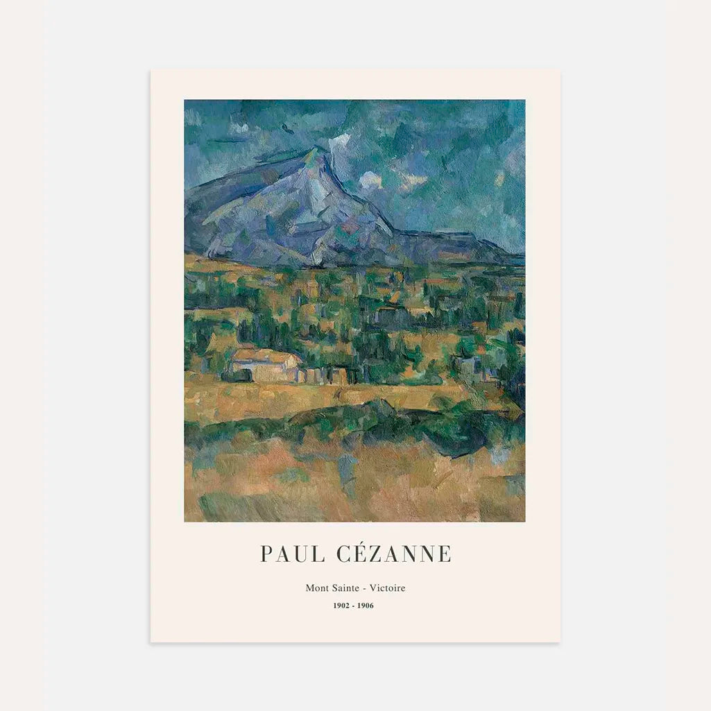 Paul Cézanne – Monte Santa Victoria Póster