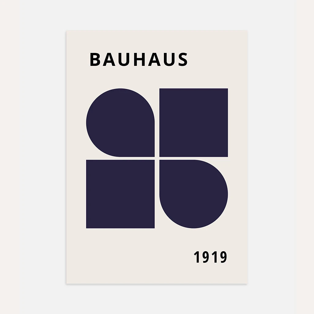 Bauhaus 1919 Clásico Póster