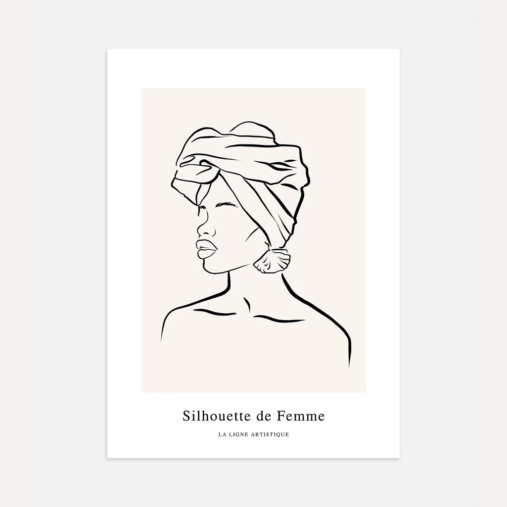 Póster – Mujer con turbante