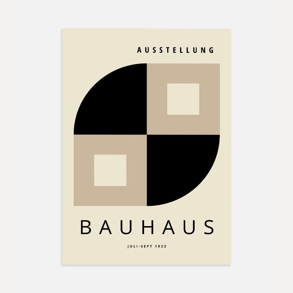 Póster Bauhaus Figuras Modernistas