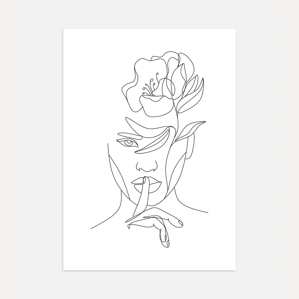Póster – Secreto floral