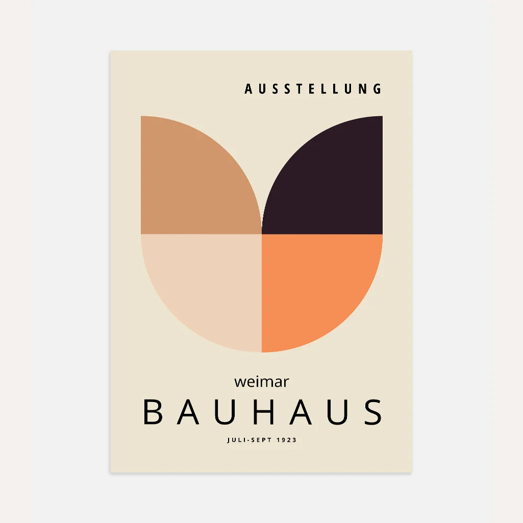 Bauhaus Weimar Cálido Póster