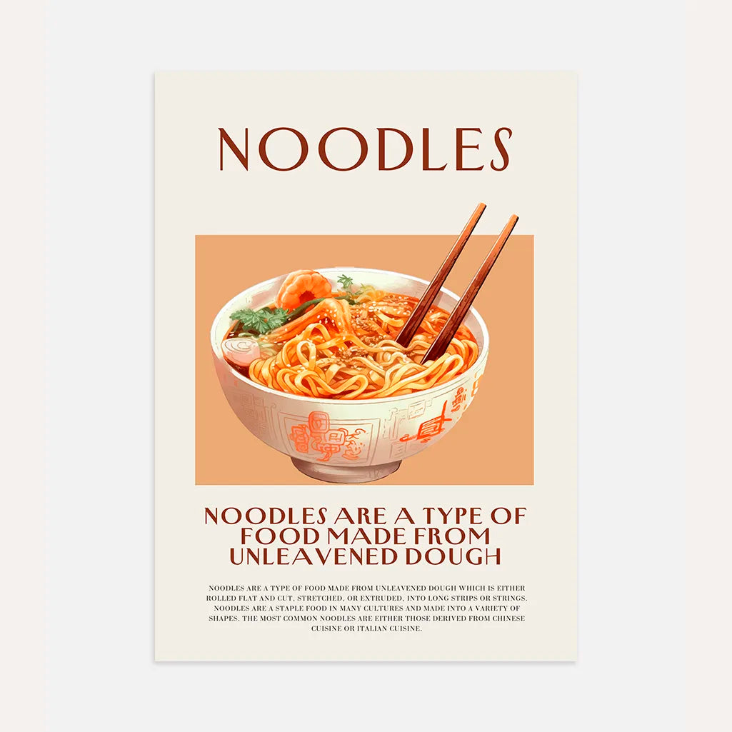 Póster Ramen Japonés