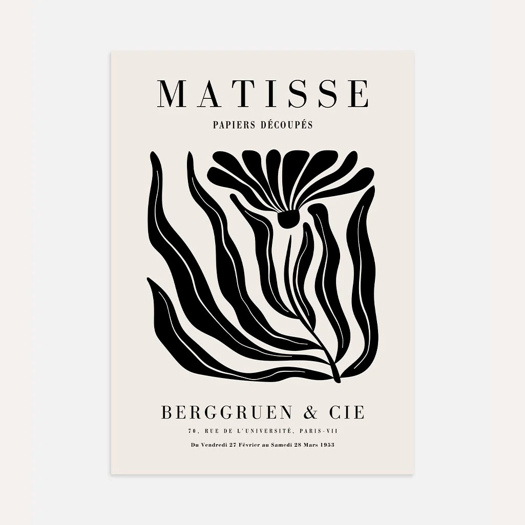 Henri Matisse – Póster Flor Negra