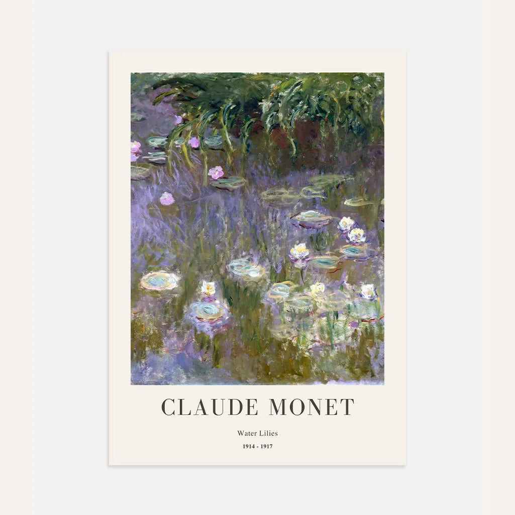 Claude Monet – Nenúfares en el estanque Póster