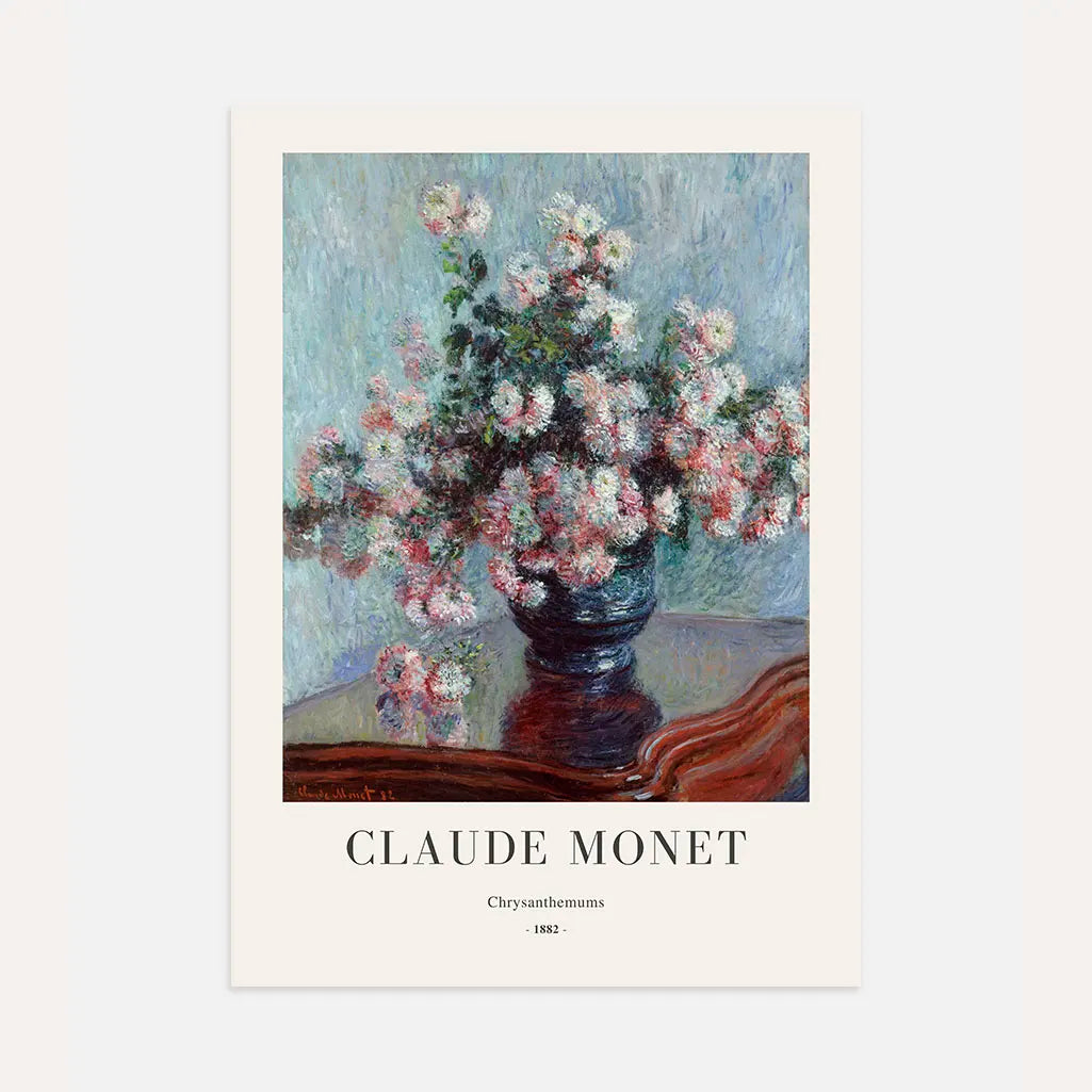 Claude Monet – Crisantemos Póster