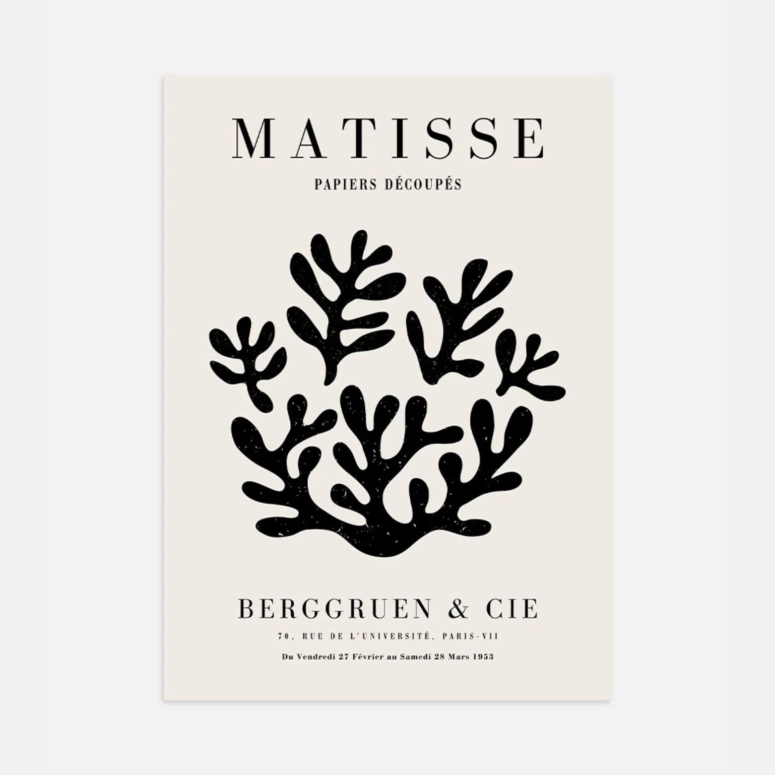 Henri Matisse – Póster Corales Negros