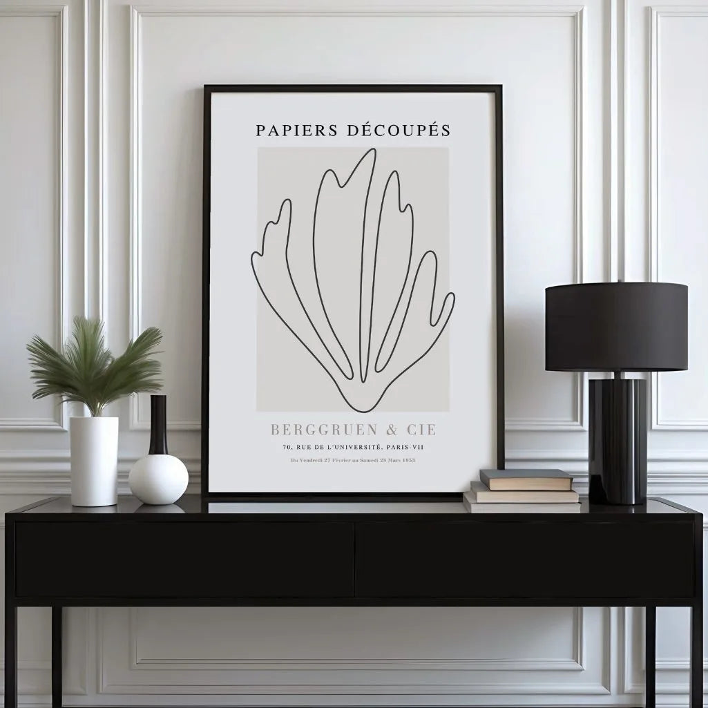 Henri Matisse – Póster Coral Minimalista