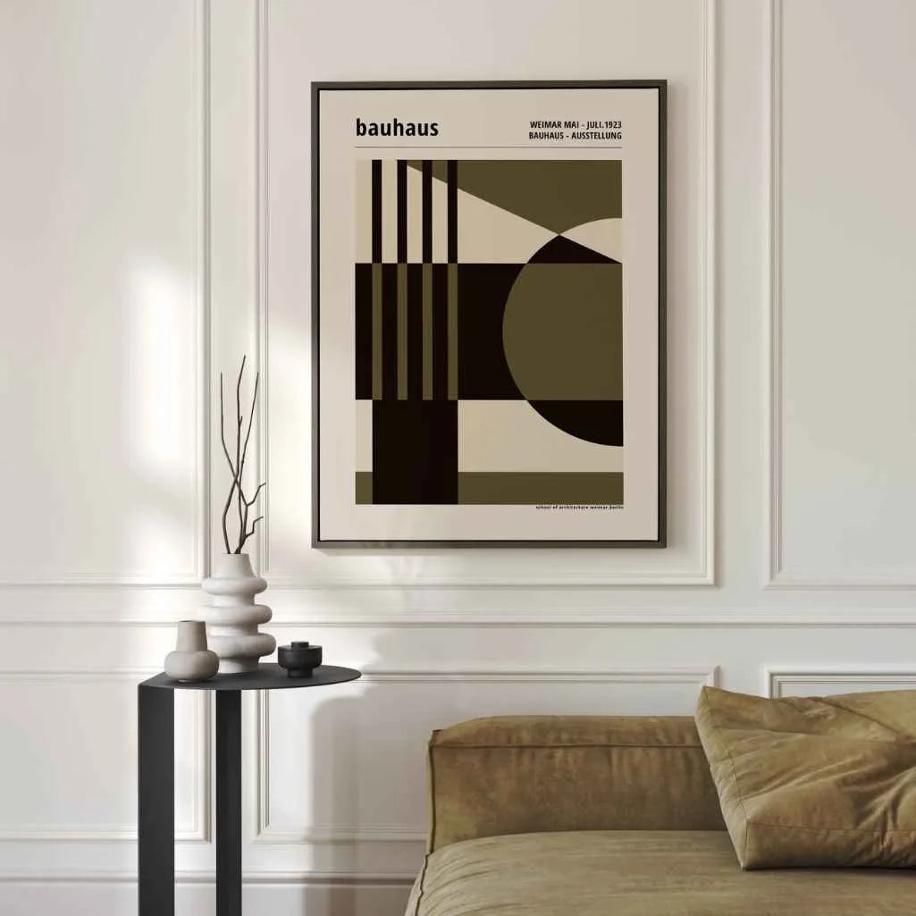 Bauhaus Forma Arquitectónica Póster