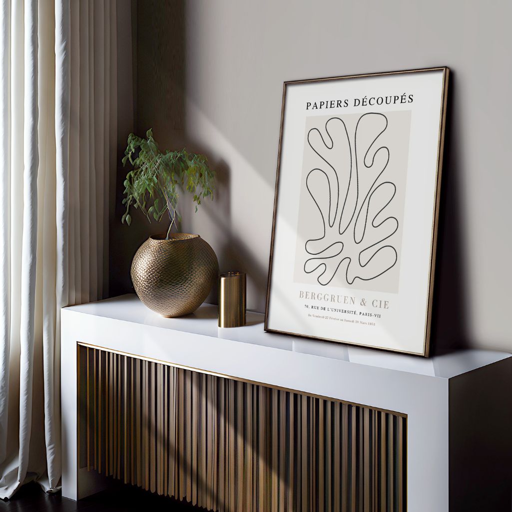 Póster Matisse Coral Dibujo Lineal
