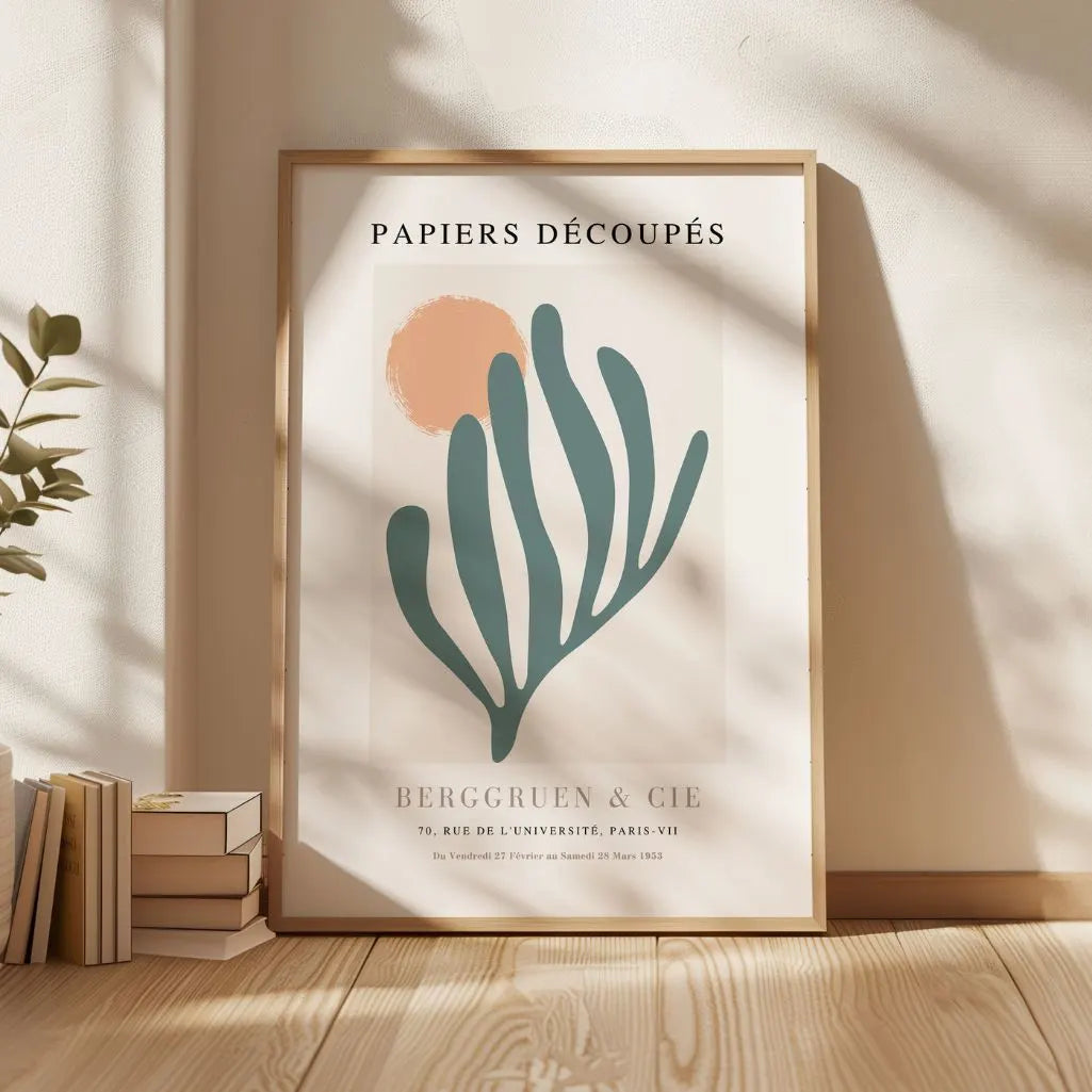 Póster Matisse Rama Verde Sol