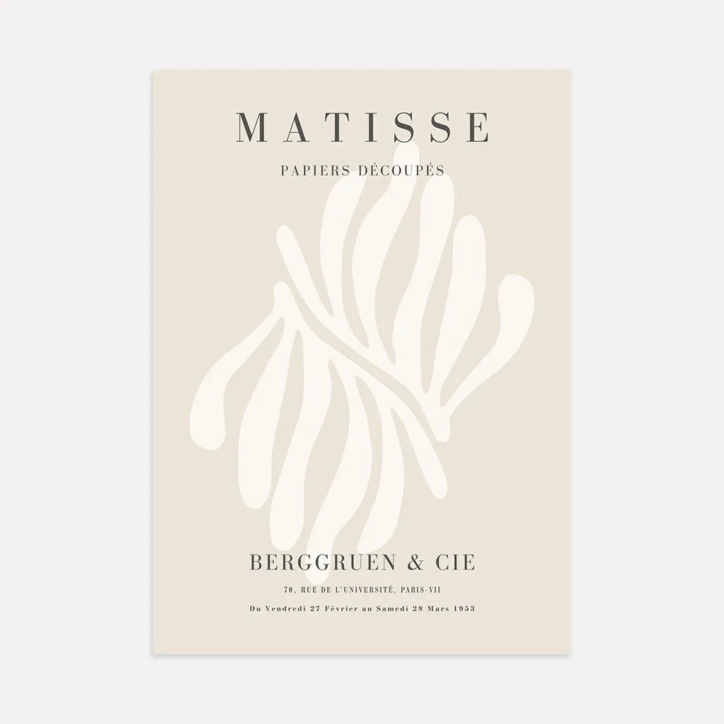 Matisse Beige Ligero Póster