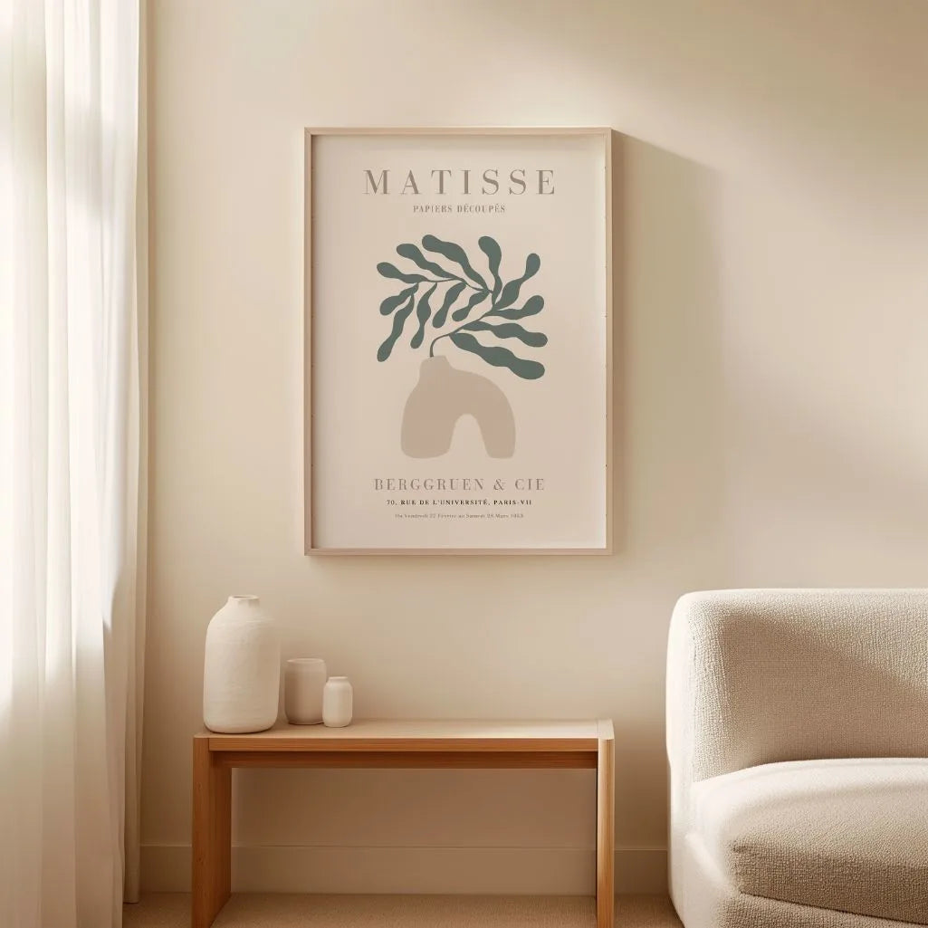 Henri Matisse Jarrón Botánico Póster