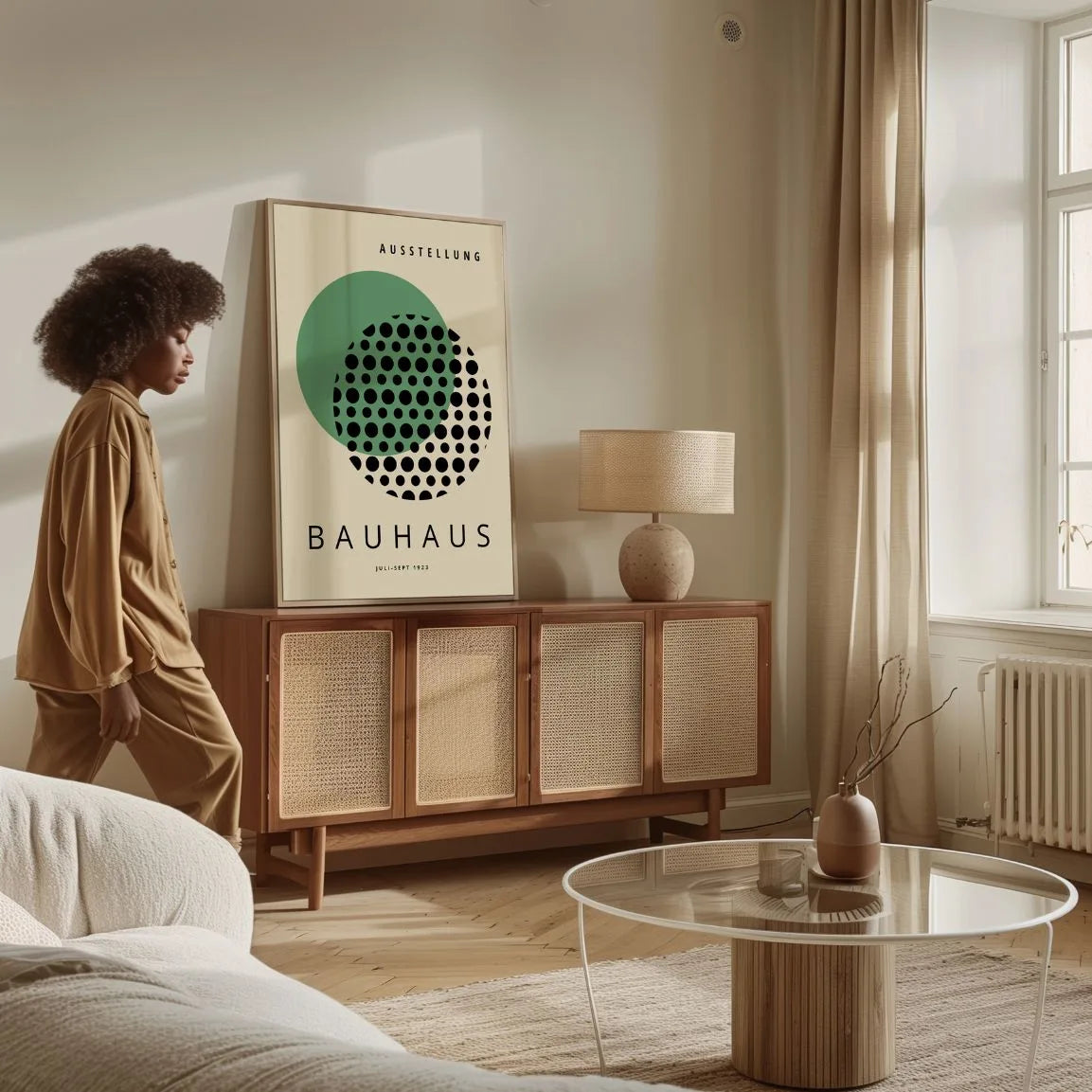 Bauhaus Verde Óptico Póster