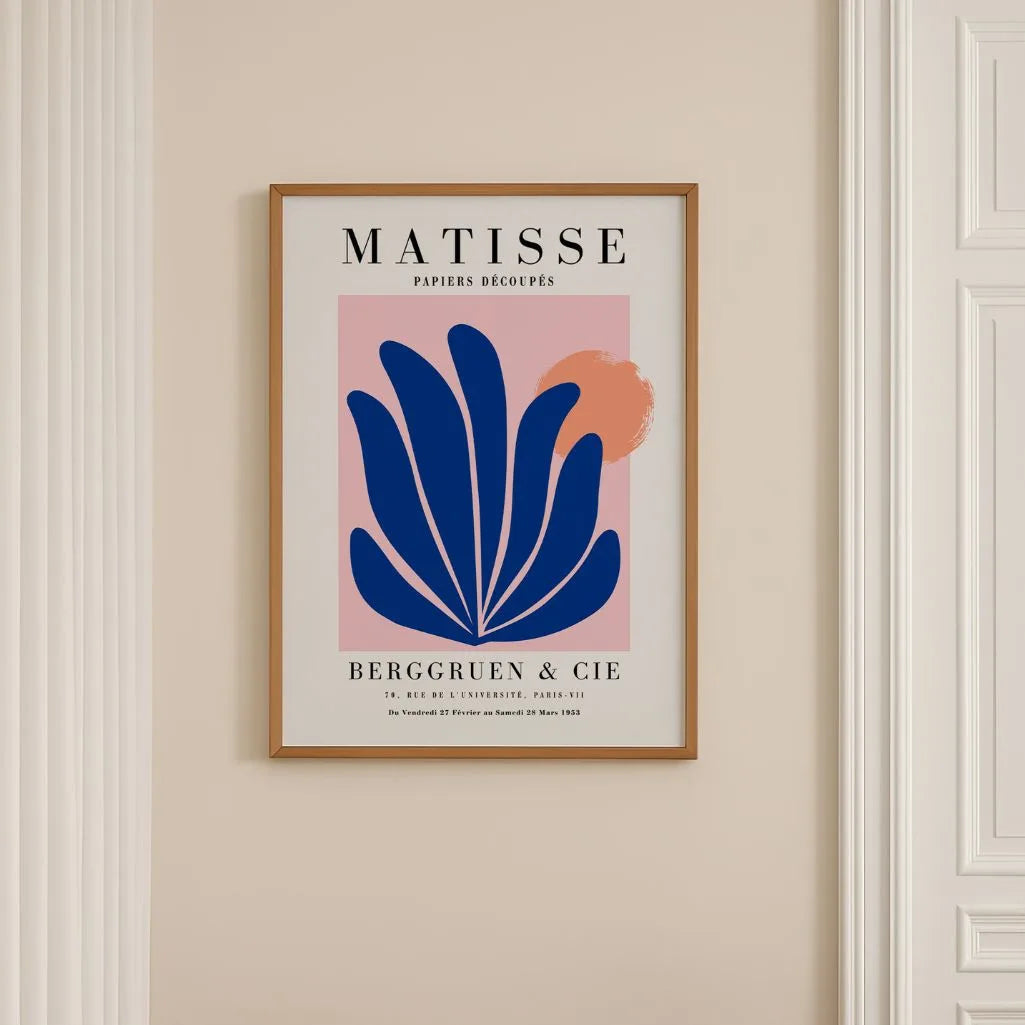 Matisse Azul Rosa Póster