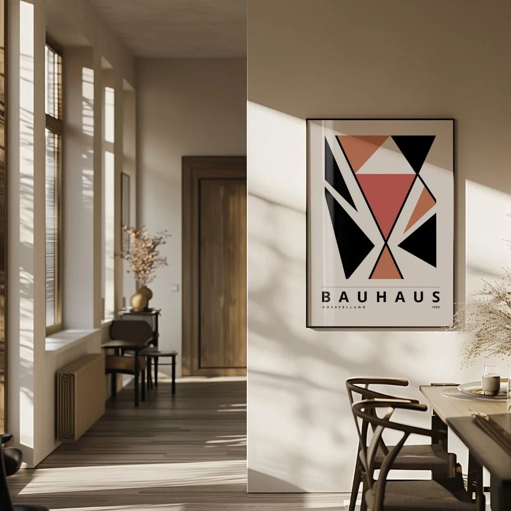 Bauhaus Terracota Firme Póster