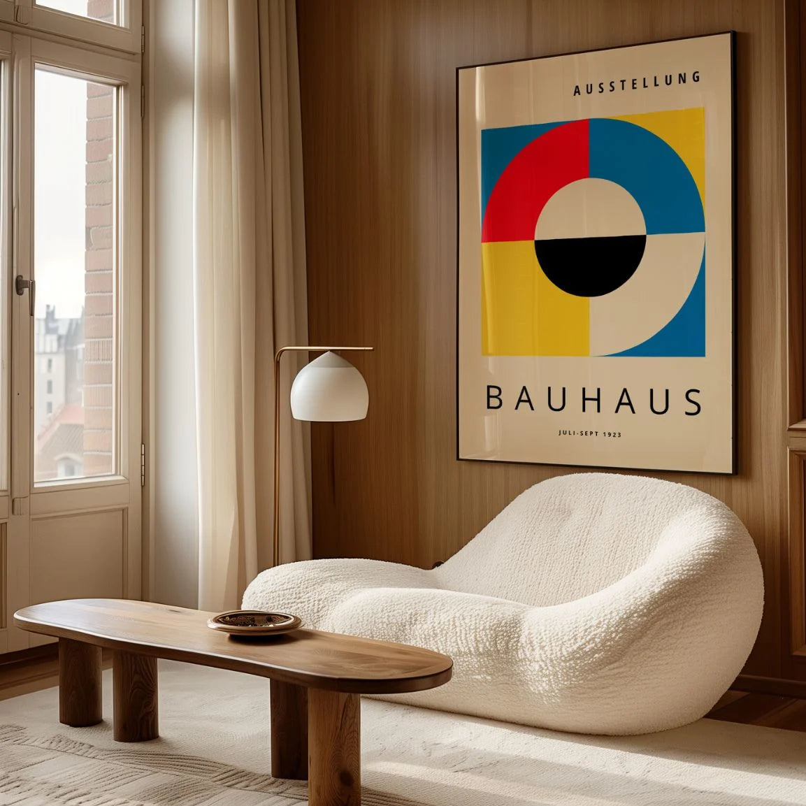 Póster Bauhaus Círculo Central