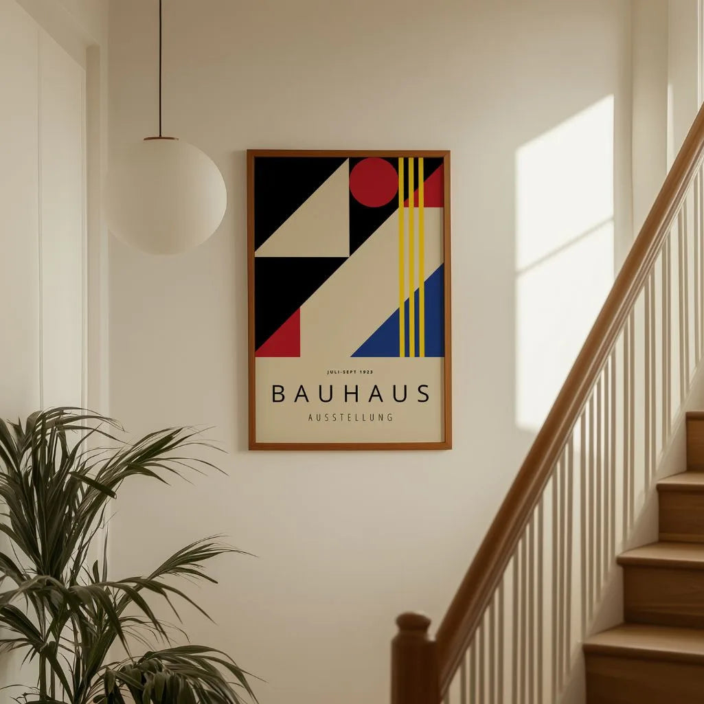 Bauhaus Colores Primarios Póster