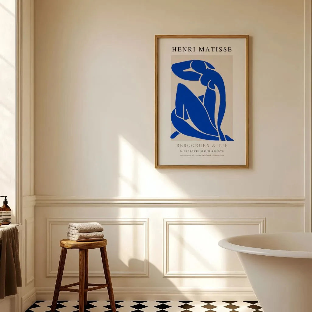 Matisse Nu Bleu Azul Intenso Póster