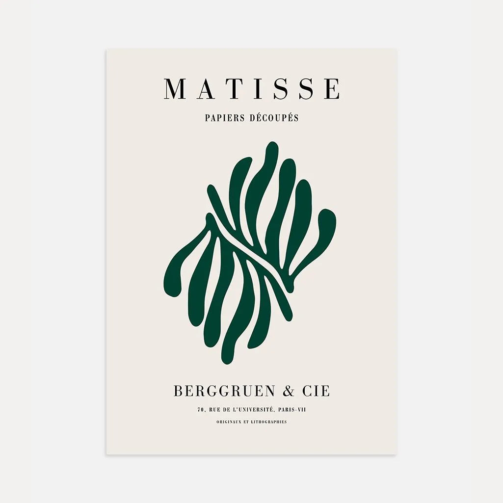 Matisse Verde Botella Póster