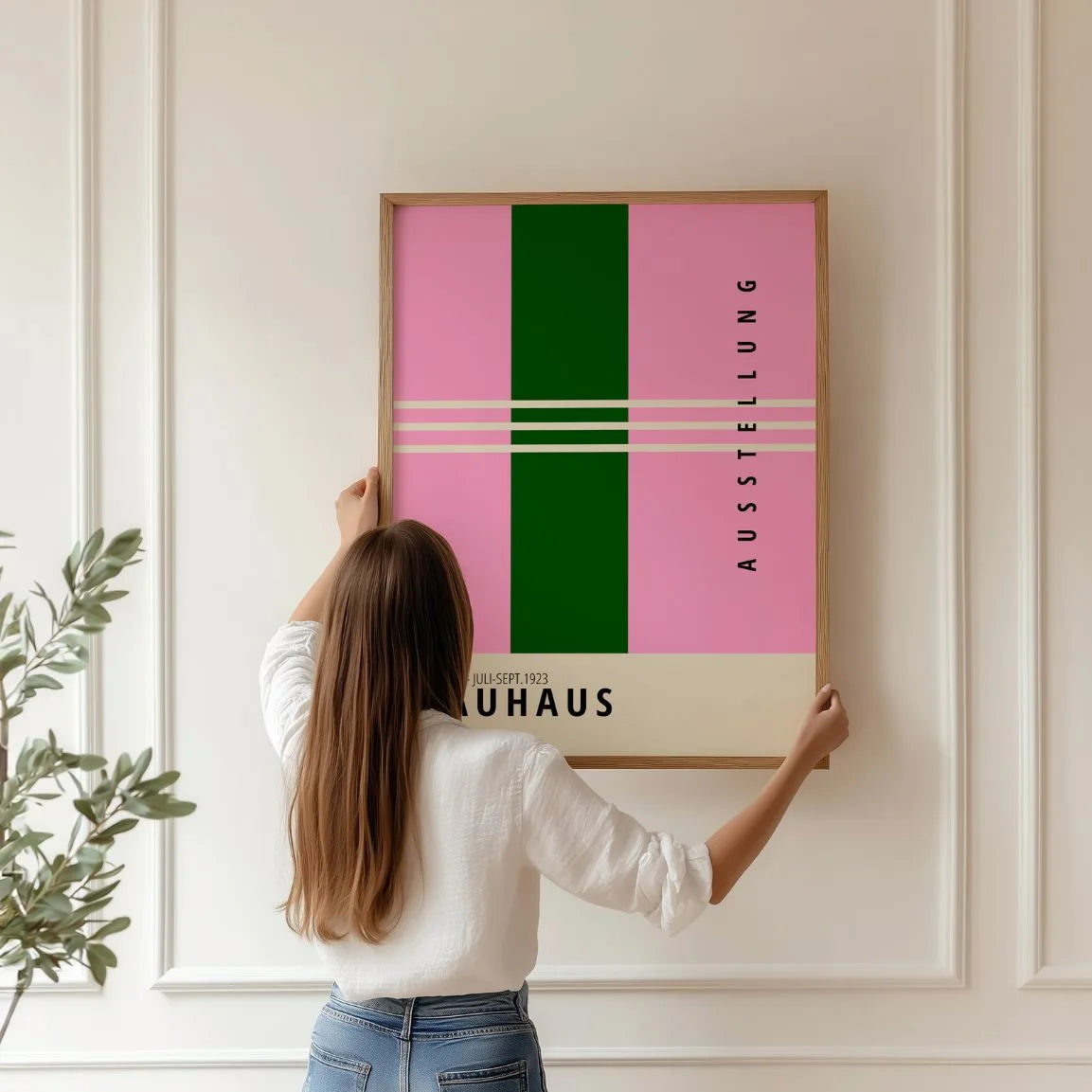 Bauhaus Línea Verde Póster