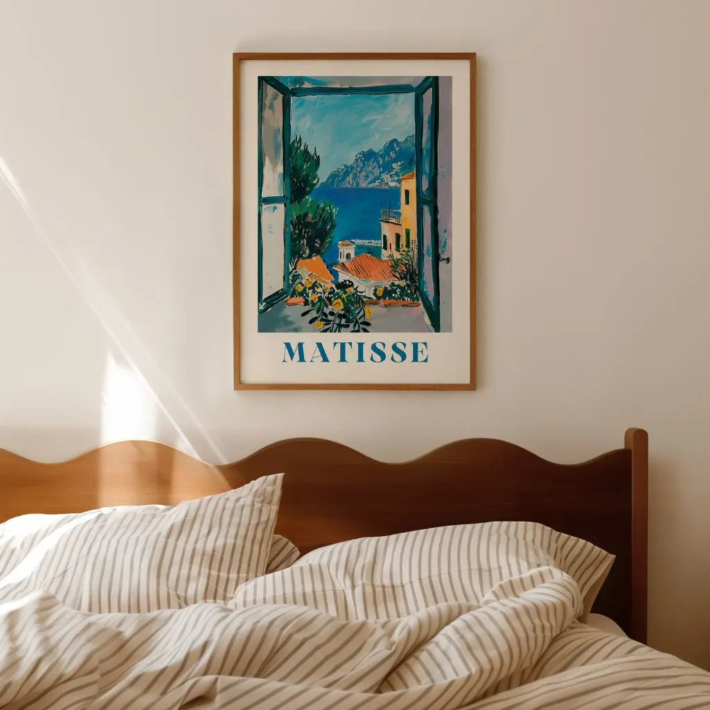 Matisse Ventana Amalfi Póster