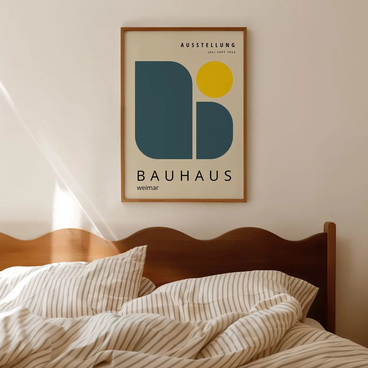 Bauhaus Azul Equilibrio Póster