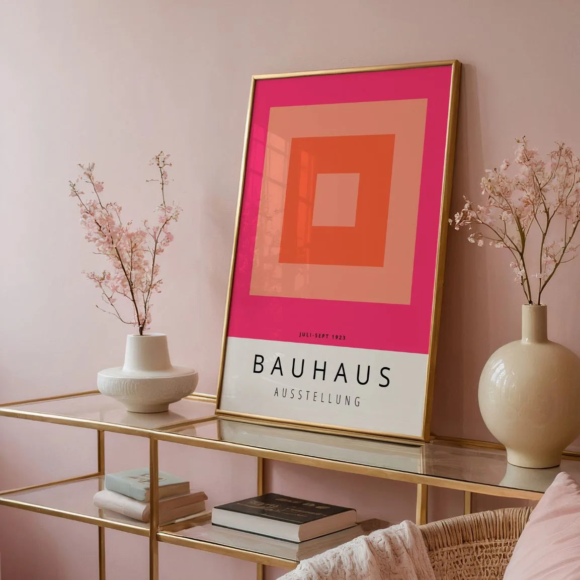 Bauhaus Naranja Póster
