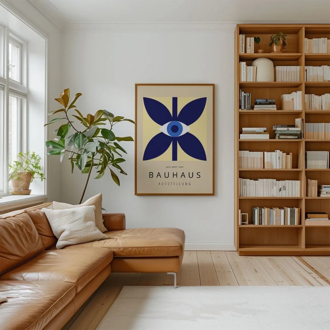 Bauhaus Ojo Azul Póster