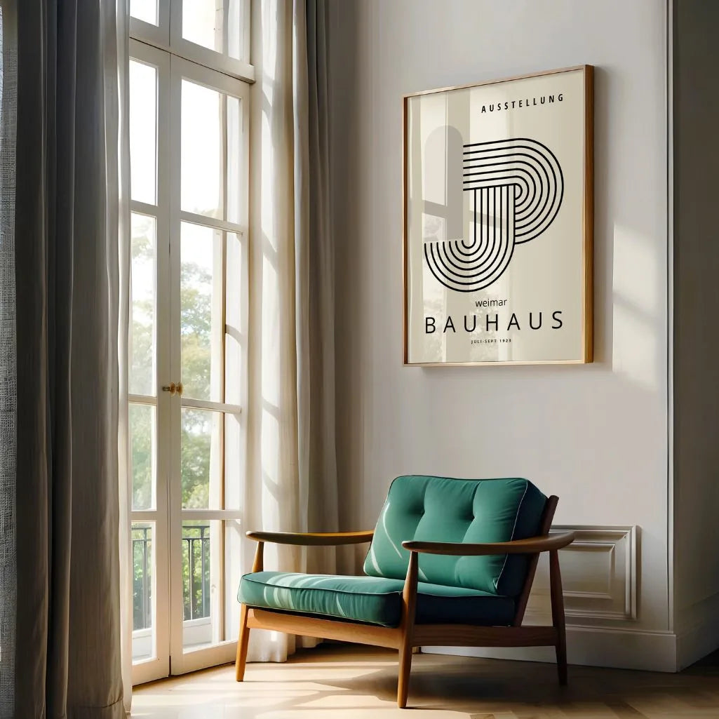 Póster Bauhaus Nudo Lineal