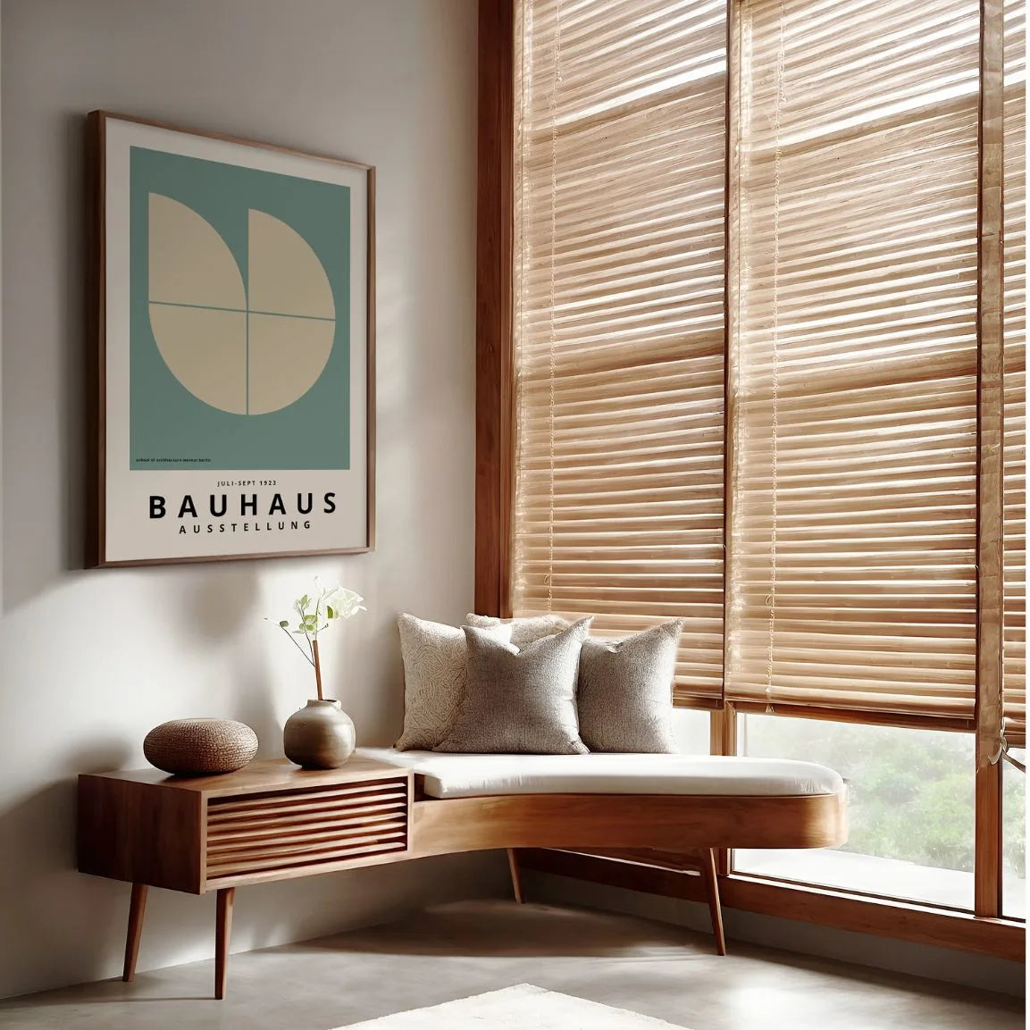 Póster Bauhaus Verde Claro