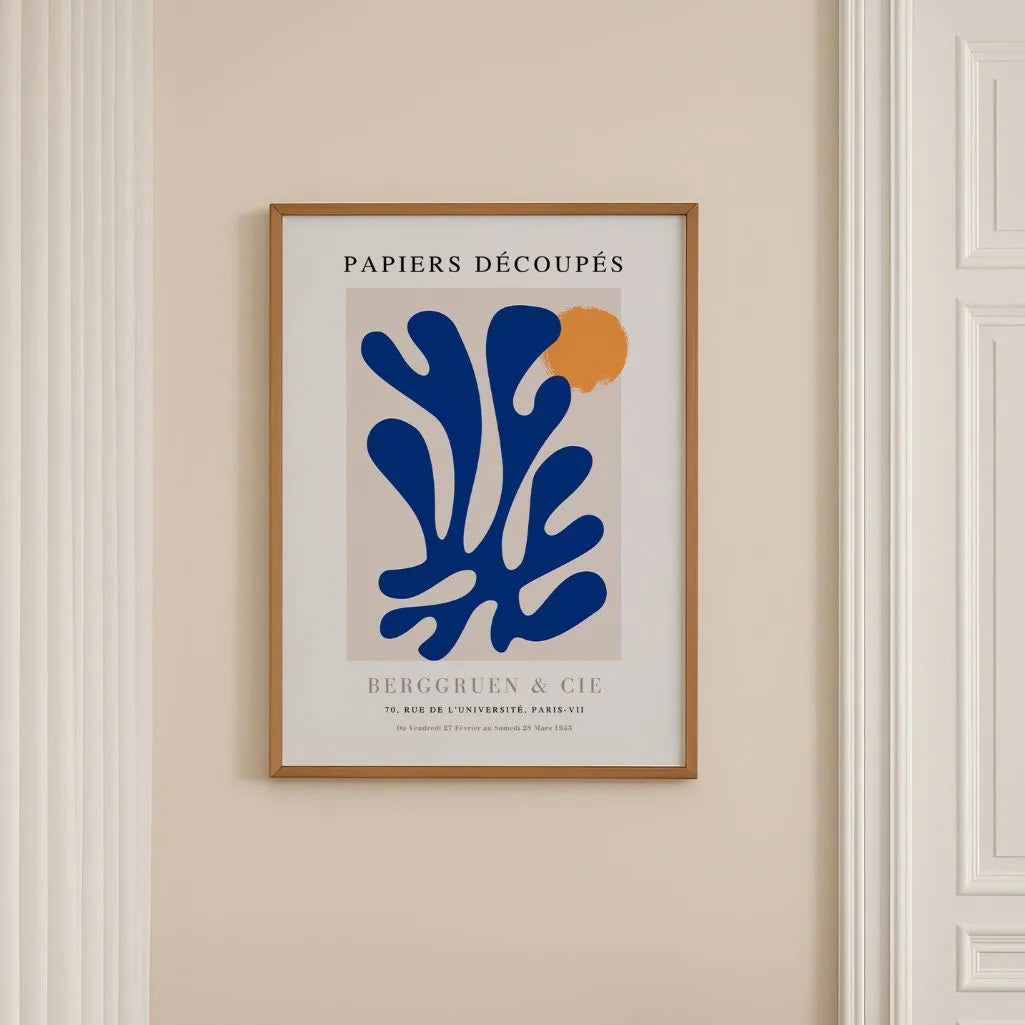 Matisse Azul Sereno Póster