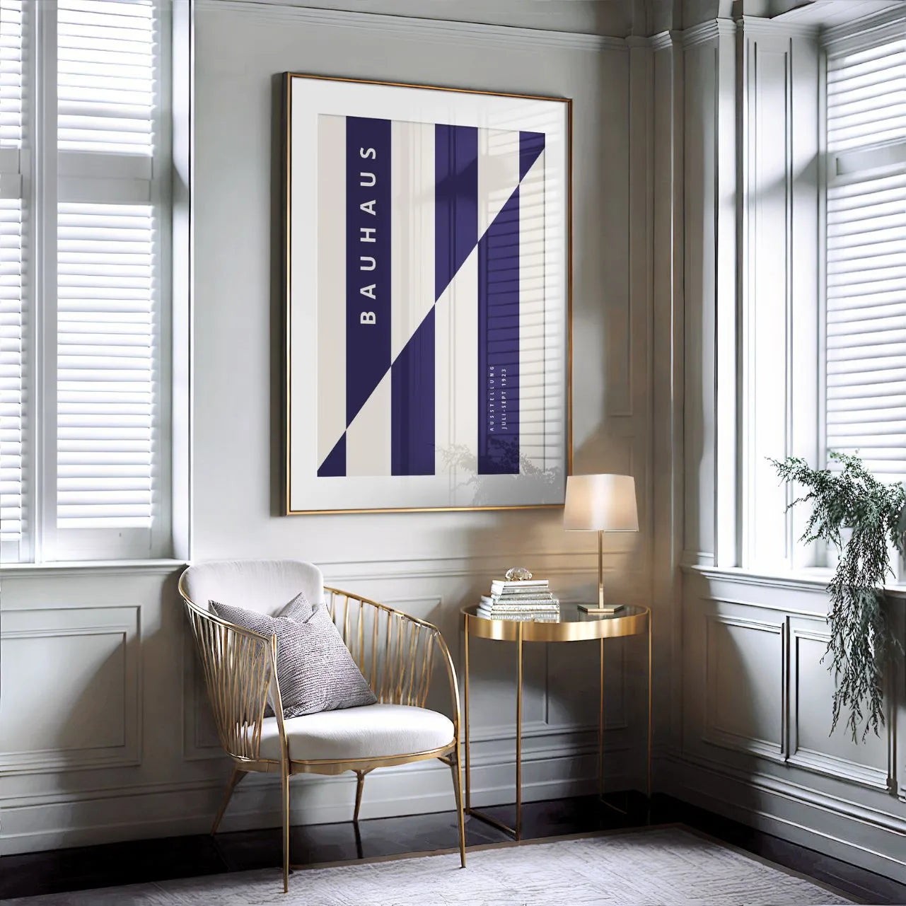 Bauhaus Corte Preciso Póster
