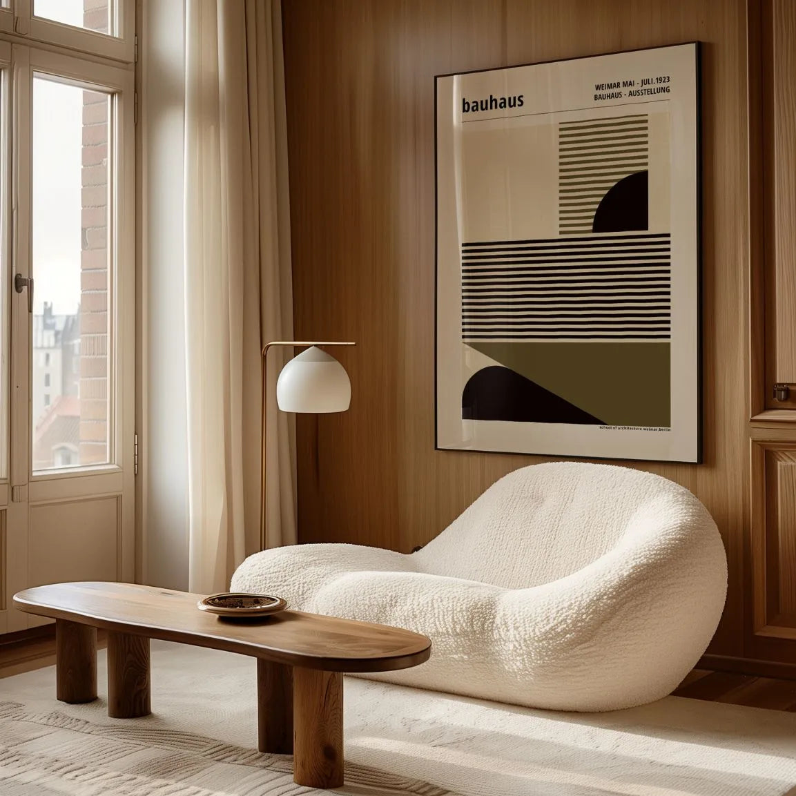 Bauhaus Líneas Y Formas Póster