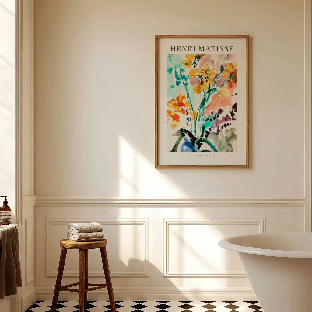 Matisse Bouquet Acuarela Póster
