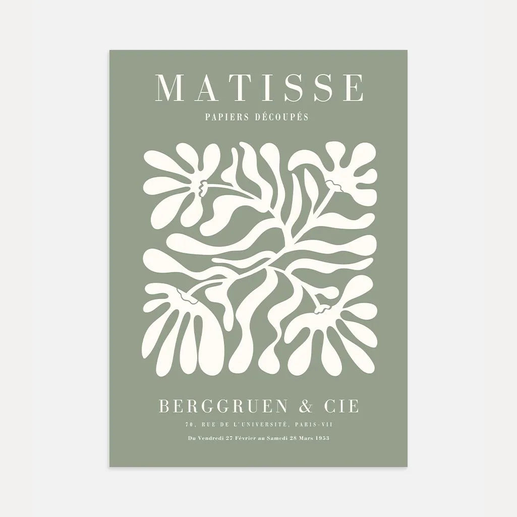 Matisse Verde Salvia Póster
