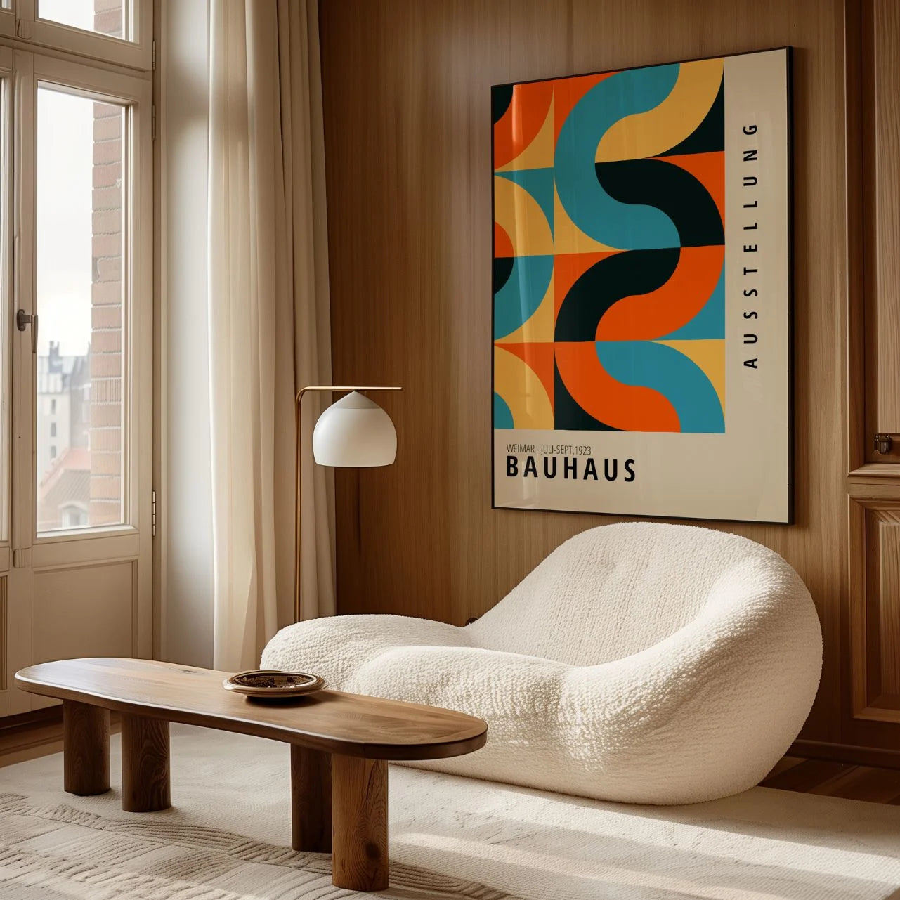 Bauhaus Ondas Vivas Póster