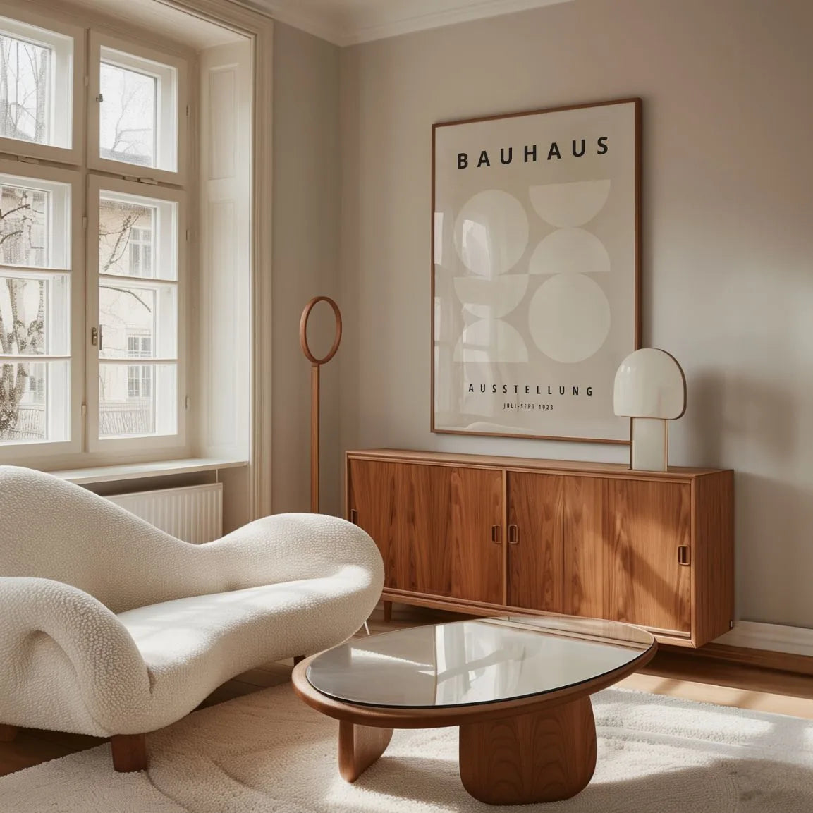 Póster Bauhaus Beige